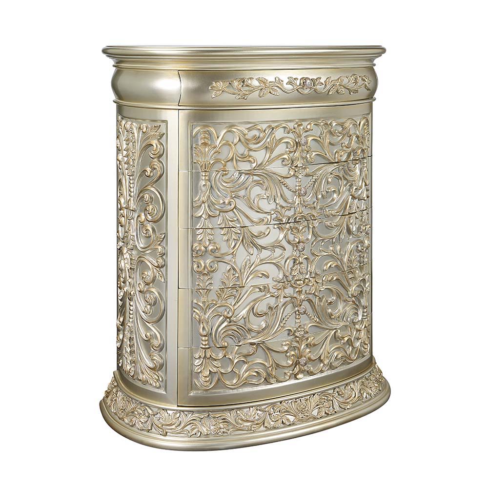 Sorina - Chest - Antique Gold Finish