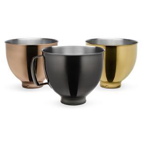 5 Quart Tilt-Head Metallic Finish Stainless Steel Bowl - Radiant Gold