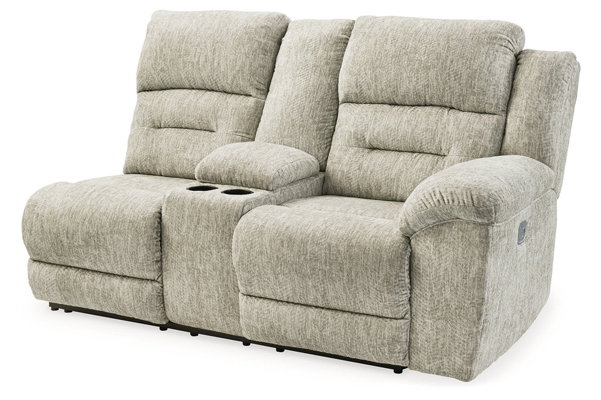 Family Den Right-arm Facing Power Reclining Loveseat With Console - (5180290)