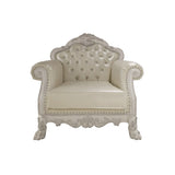 Dresden Chair - PU & Bone White Finish