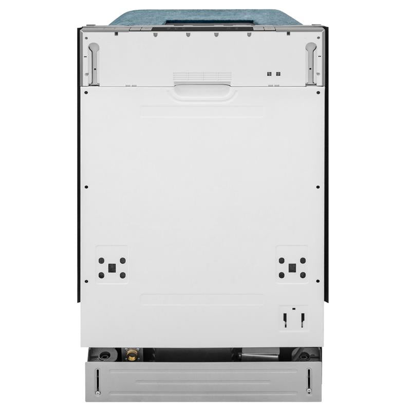 ZLINE 18 in. Compact Panel Ready Top Control Dishwasher with Stainless Steel Tub, 54dBa (DW7714-18) - (DW771418)