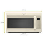 1.9 Cubic Feet Capacity Steam Microwave With Sensor Cooking - Beige