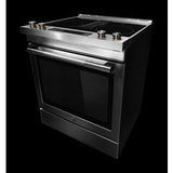 Rise 30" Electric Downdraft Slide-In Range - Stainless Steel