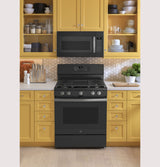 GE(R) 30" Free-Standing Gas Convection Range with No Preheat Air Fry - (JGB735FPDS)