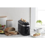 2 Slice Long Slot Toaster With High-Lift Lever - Onyx Black