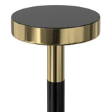 Frannie - Side Table - Gold / Black