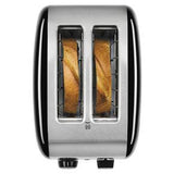 2-Slice Toaster With manual lift lever - Onyx Black