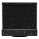 Whirlpool 34" Tall Range With Self Clean Oven Cycle - Black