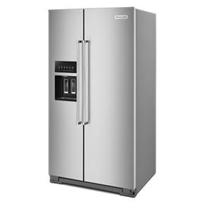 19.9 Cubic Feet Counter-Depth Side-By-Side Refrigerator With Exterior Ice And Water And PrintShield finish