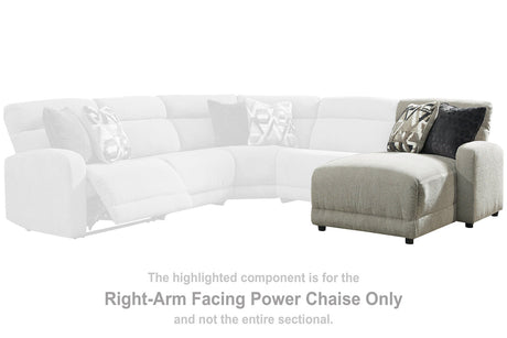 Colleyville Right-arm Facing Power Reclining Back Chaise - (5440597)