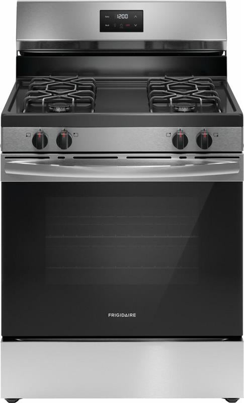 Frigidaire 30" Gas Range - (FCRG3051BS)