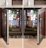 Caf(eback)(TM) Beverage Center in Platinum Glass - (CCR06BM2PS5)