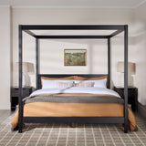 Canopy Bed Frame Modern Minimalist Boho