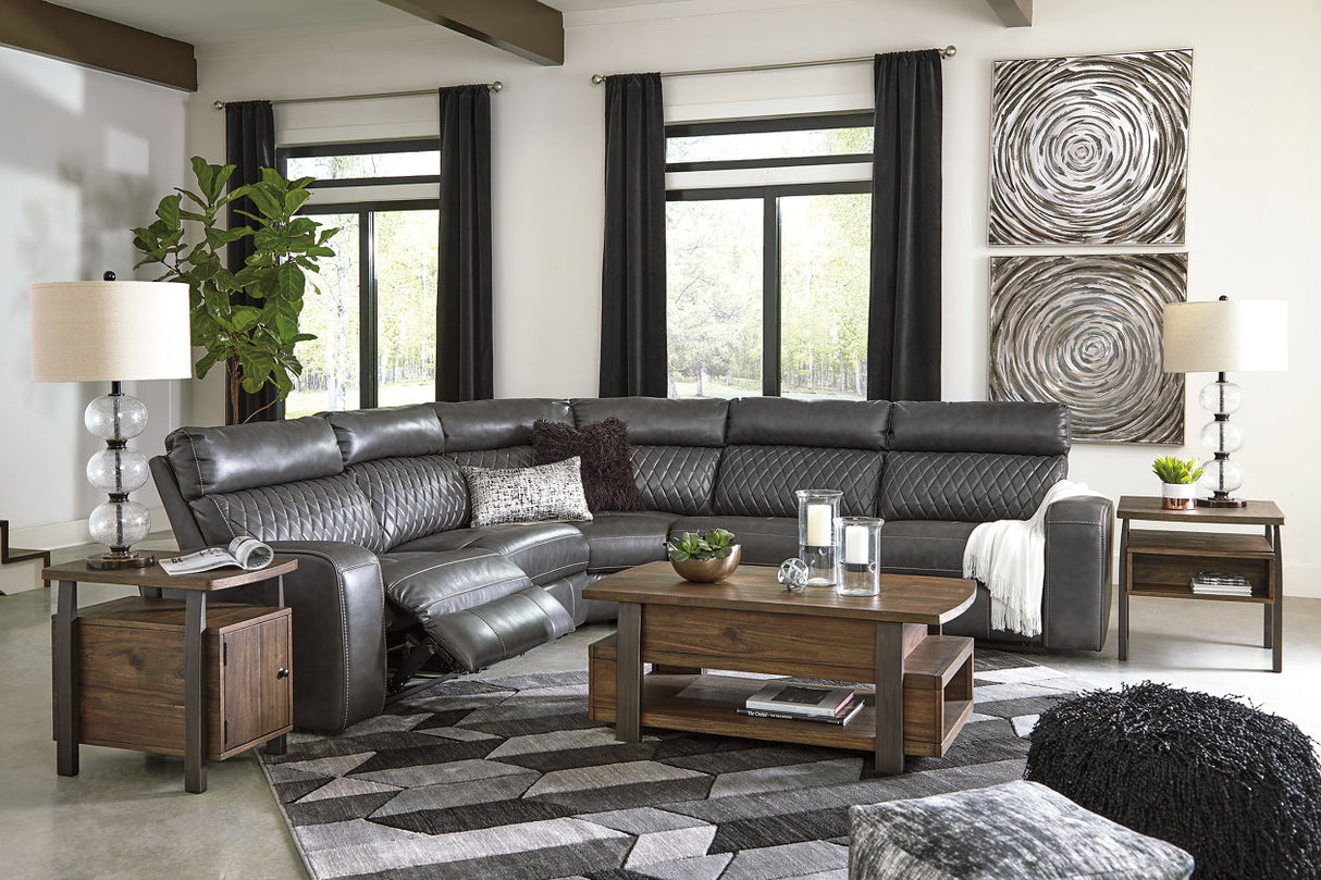 Samperstone 5-piece Power Reclining Sectional - (55203S1)