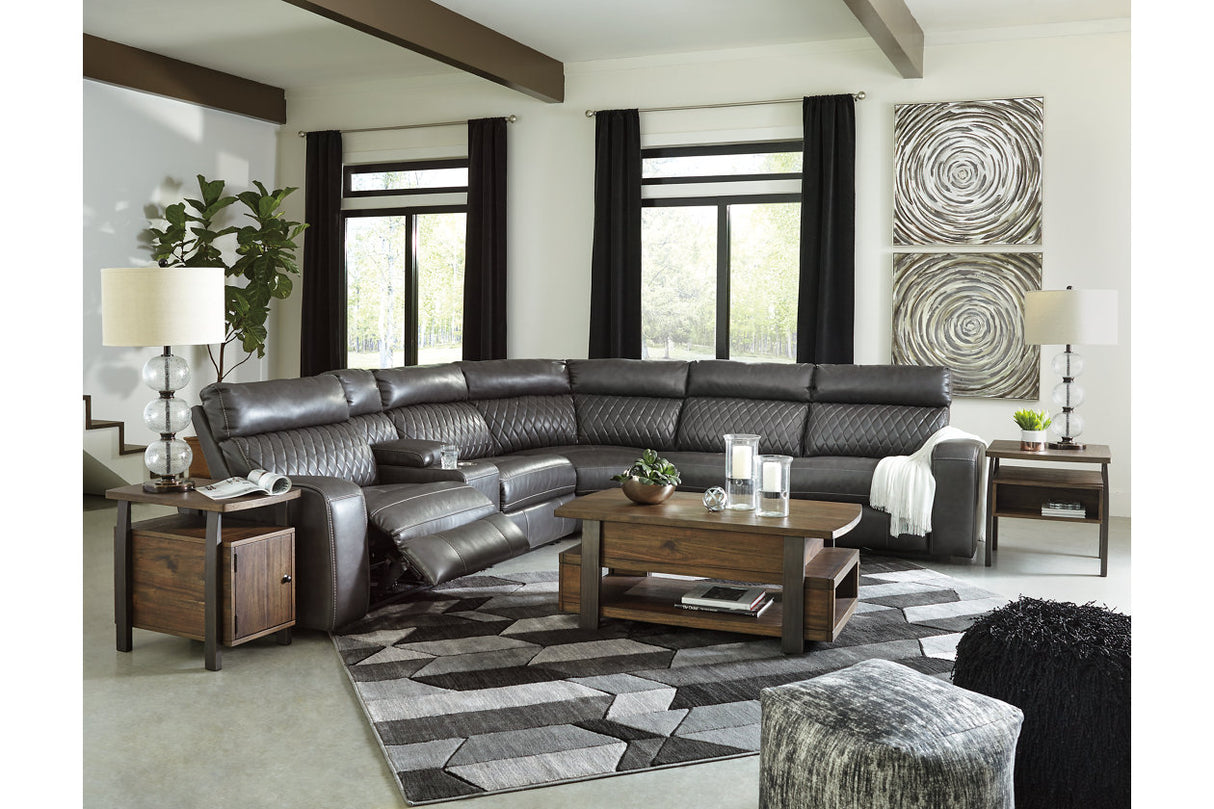 Samperstone 6-piece Power Reclining Sectional - (55203S2)