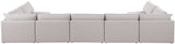 Mackenzie - Modular Sectional 7 Piece - Beige - Fabric