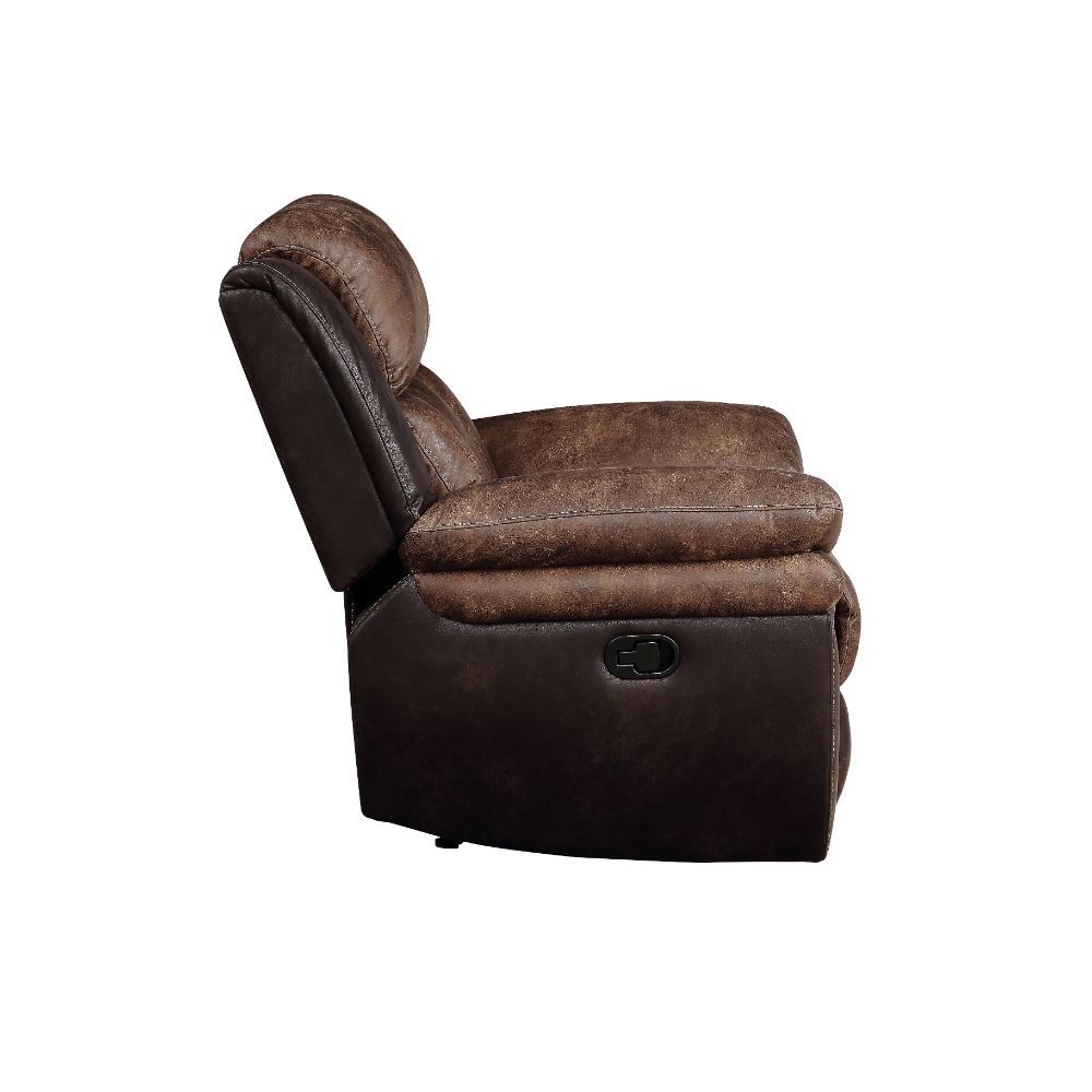 Jaylen - Recliner - Toffee & Espresso Polished Microfiber