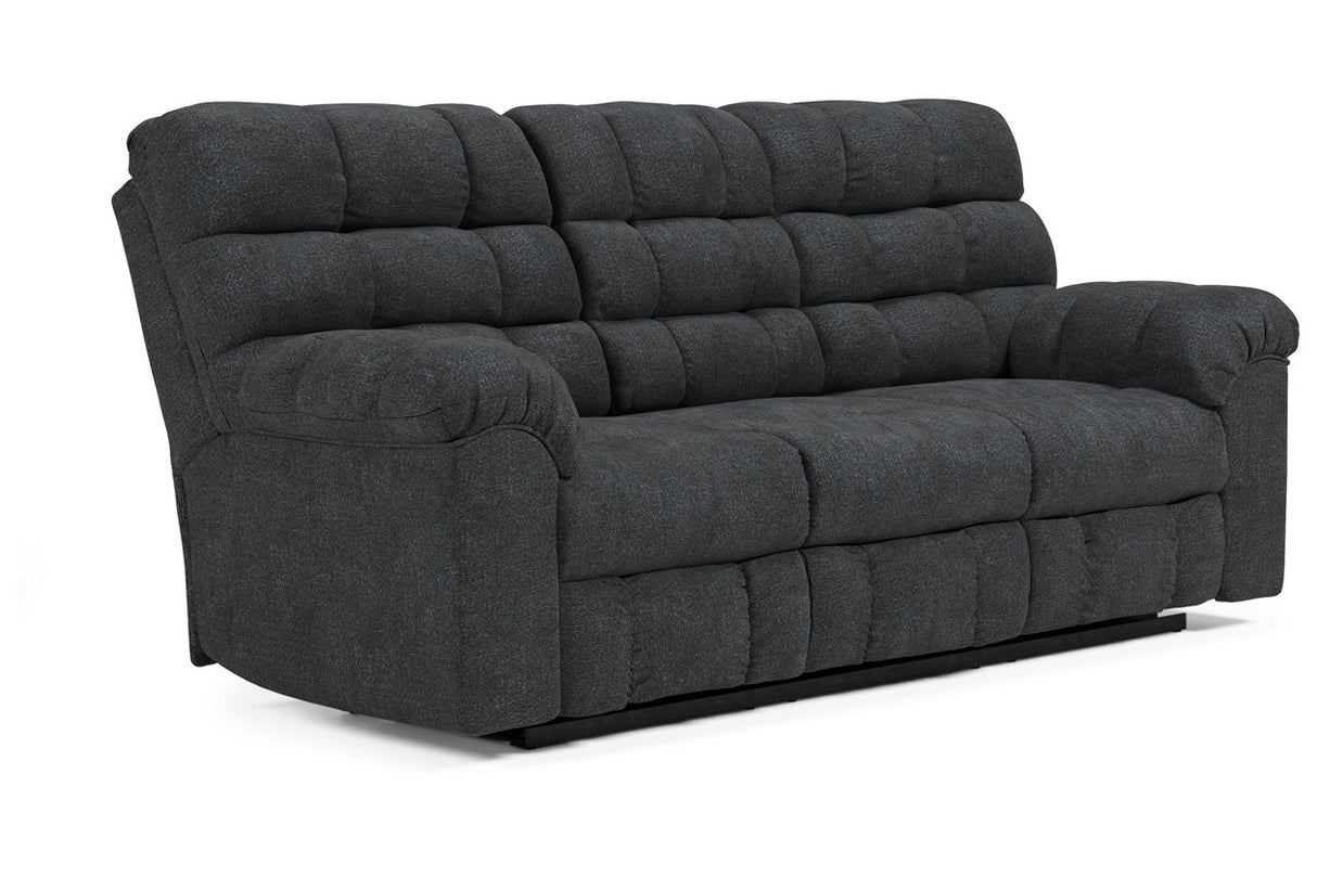 Wilhurst Reclining Sofa With Drop Down Table - (5540389)