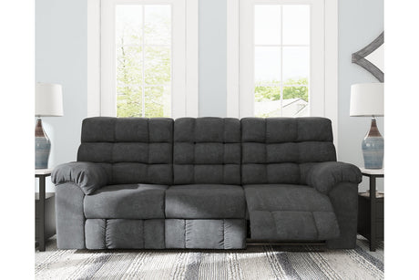 Wilhurst Reclining Sofa With Drop Down Table - (5540389)