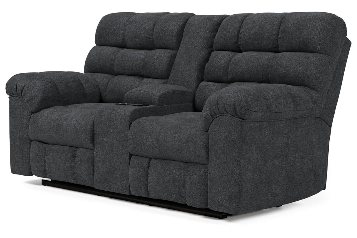 Wilhurst Reclining Loveseat With Console - (5540394)