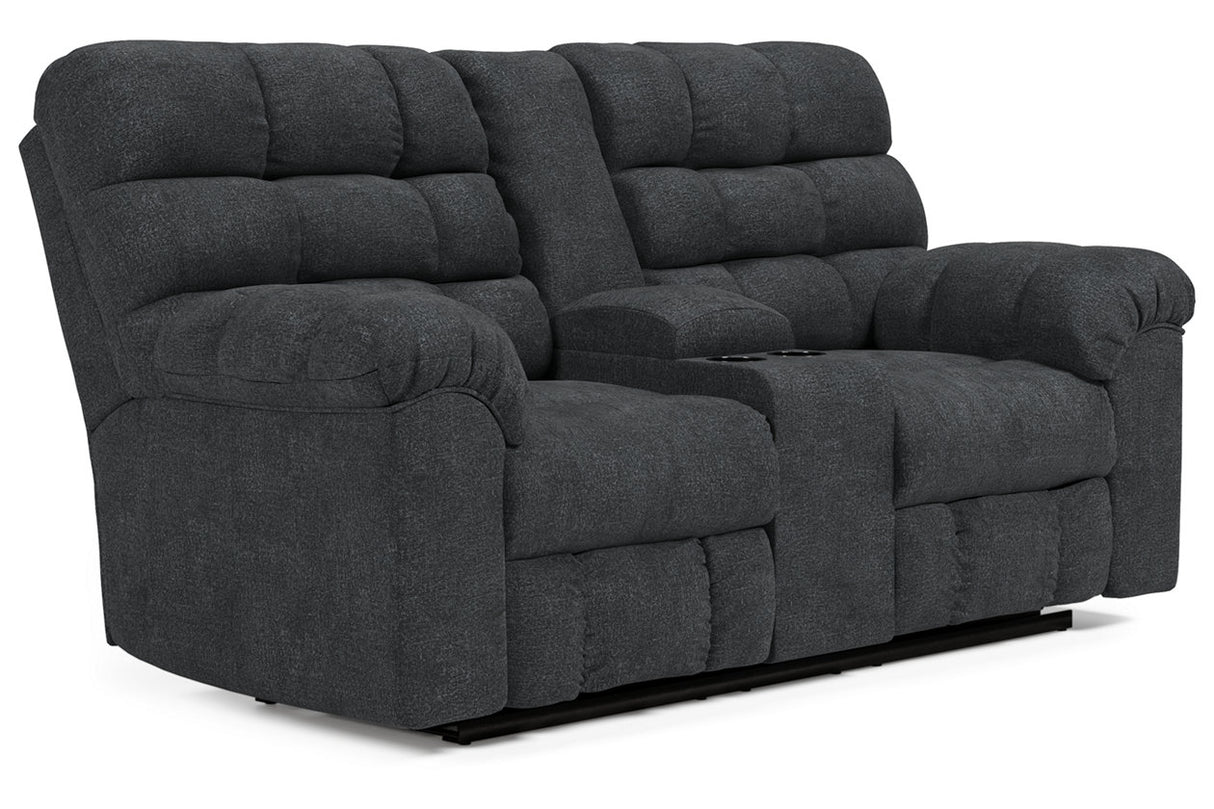 Wilhurst Reclining Loveseat With Console - (5540394)