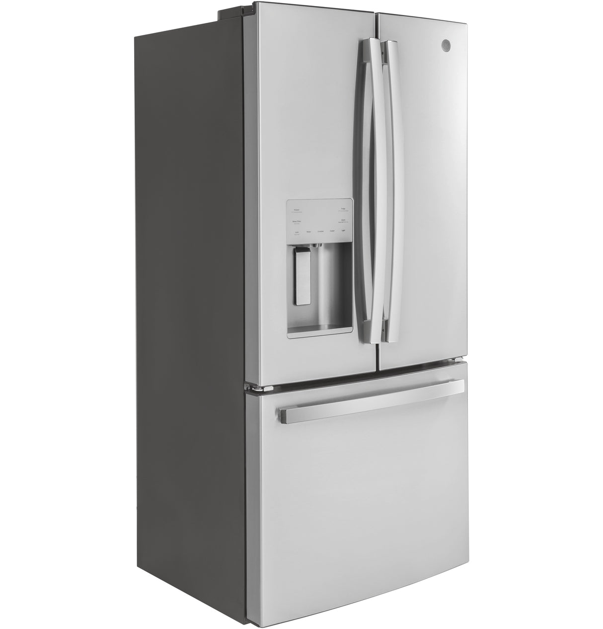 GE(R) ENERGY STAR(R) 17.5 Cu. Ft. Counter-Depth French-Door Refrigerator - (GYE18JYLFS)