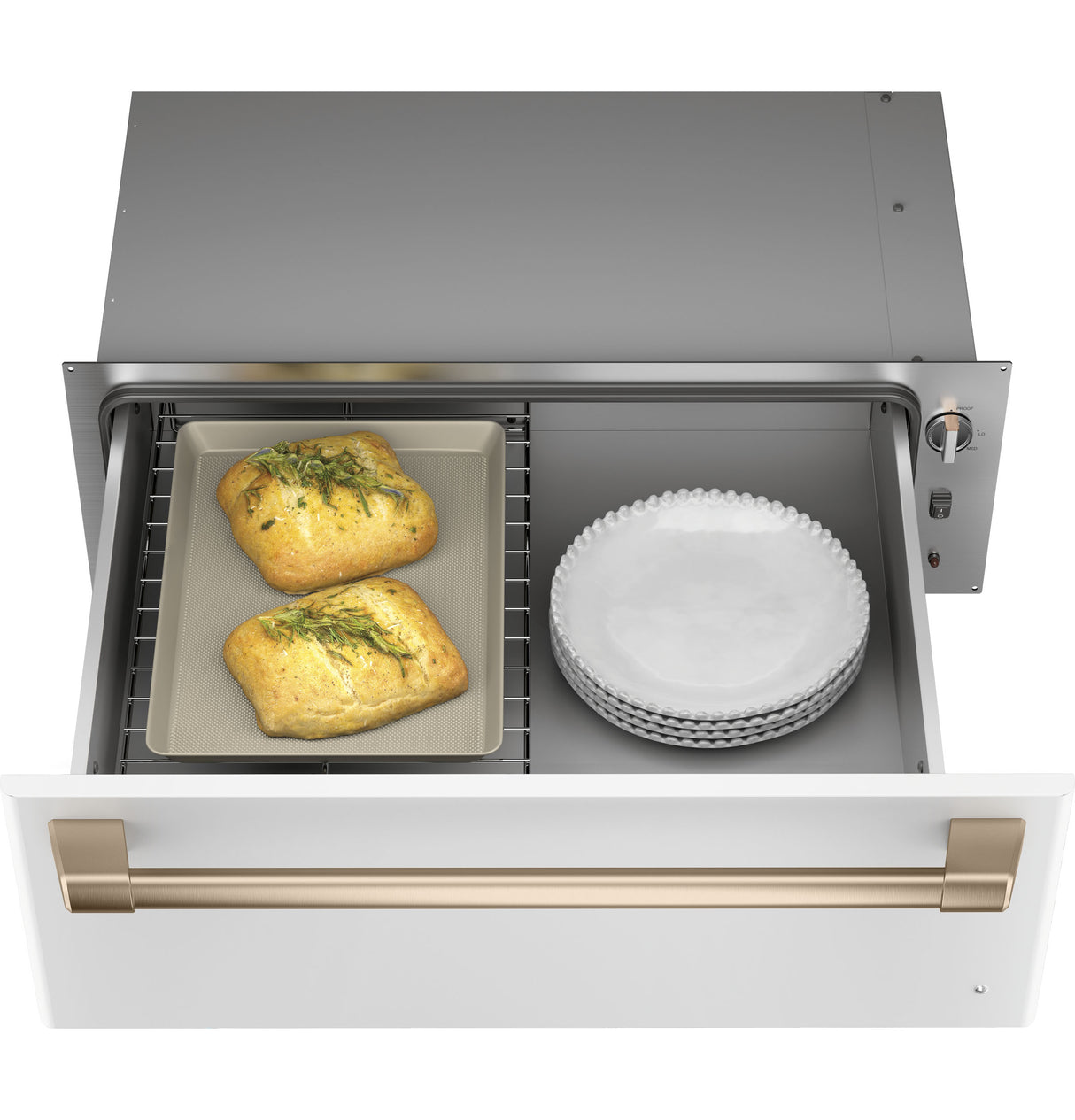 Caf(eback)(TM) 30" Warming Drawer - (CTW900P4PW2)