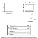 Hotpoint(R) 2.7 cu. ft. ENERGY STAR(R) Qualified Compact Refrigerator - (HME03GGMBB)