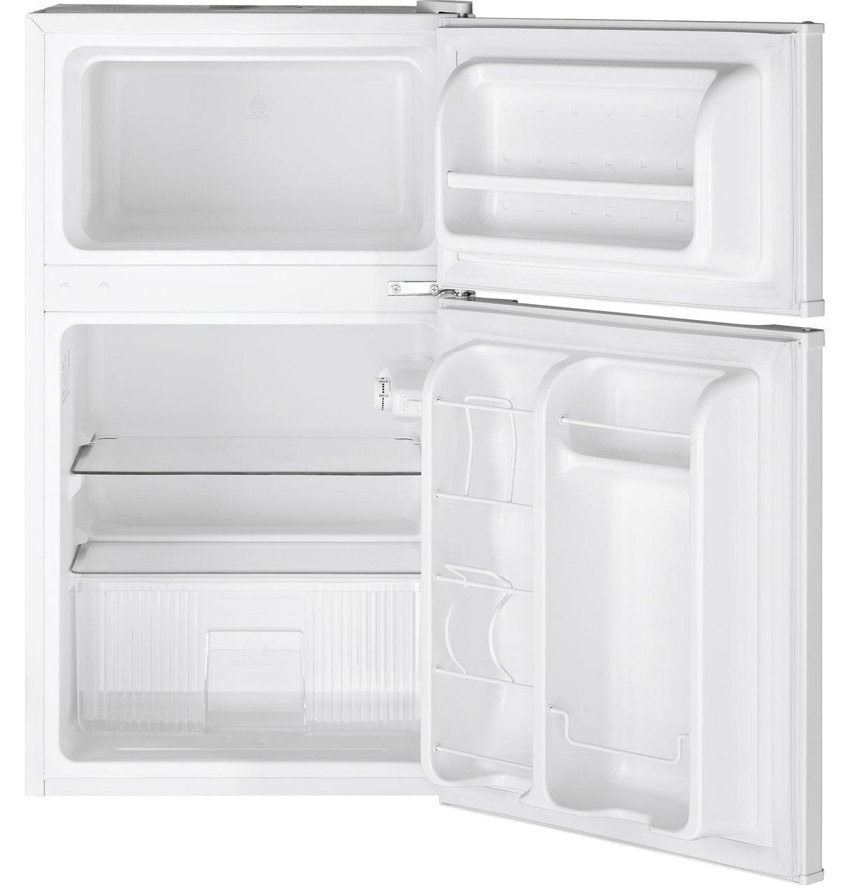 GE(R) Double-Door Compact Refrigerator - (GDE03GGKWW)