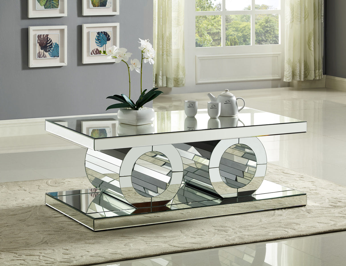 Jocelyn - Coffee Table - Pearl Silver