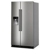 36" Wide Side-By-Side Refrigerator - 25 Cubic Feet - Gray