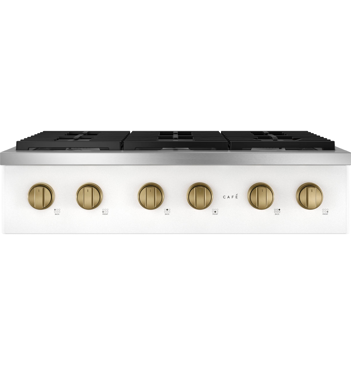 Caf(eback)(TM) 36" Commercial-Style Gas Rangetop with 6 Burners (Natural Gas) - (CGU366P4TW2)