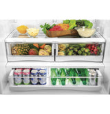 GE Profile(TM) ENERGY STAR(R) 23.1 Cu. Ft. Counter-Depth Fingerprint Resistant French-Door Refrigerator - (PWE23KYNFS)