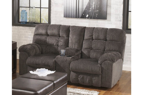 Acieona Reclining Loveseat With Console - (5830094)
