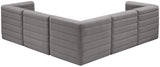 Quincy - Modular Sectional 5 Piece - Grey