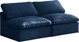 Plush - Modular Armless 2 Seat Sofa