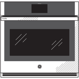 GE Profile(TM) 30" Smart Built-In Convection Single Wall Oven with In-Oven Camera and No Preheat Air Fry - (PTS9000BNTS)