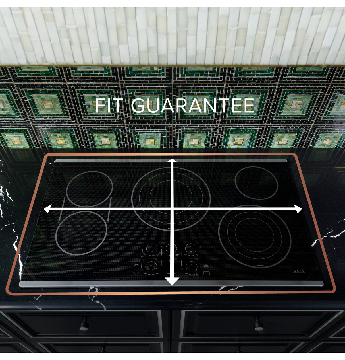 Caf(eback)(TM) 36" Touch-Control Electric Cooktop - (CEP90361TBB)