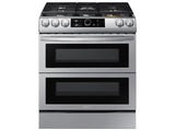 6.3 cu. ft. Flex Duo(TM) Front Control Slide-in Dual Fuel Range with Smart Dial, Air Fry, and Wi-Fi in Stainless Steel - (NY63T8751SS)