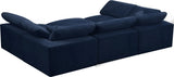 Cozy - Modular Sectional 6 Piece Cloud - Navy