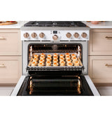 Caf(eback)(TM) 36" Smart All-Gas Commercial-Style Range with 6 Burners (Natural Gas) - (CGY366P3TD1)