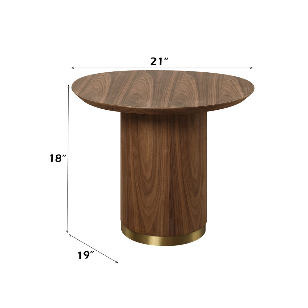 Willene - End Table - Walnut