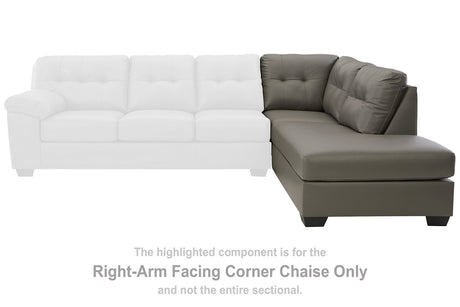 Donlen Right-arm Facing Corner Chaise - (5970217)