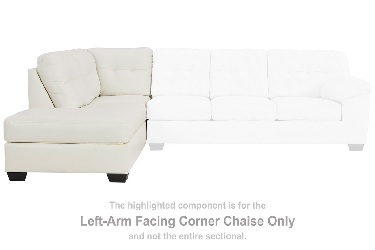 Donlen Left-arm Facing Corner Chaise - (5970316)