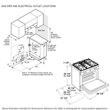 GE Profile(TM) 30" Smart Slide-In Front-Control Gas Range with No Preheat Air Fry - (PGS930BPTS)