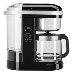 12 Cup Drip Coffee Maker With Spiral Showerhead And Programmable Warming Plate - Onyx Black