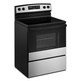 30" Amana Electric Range With Extra-Large Oven Window - Stainless Steel