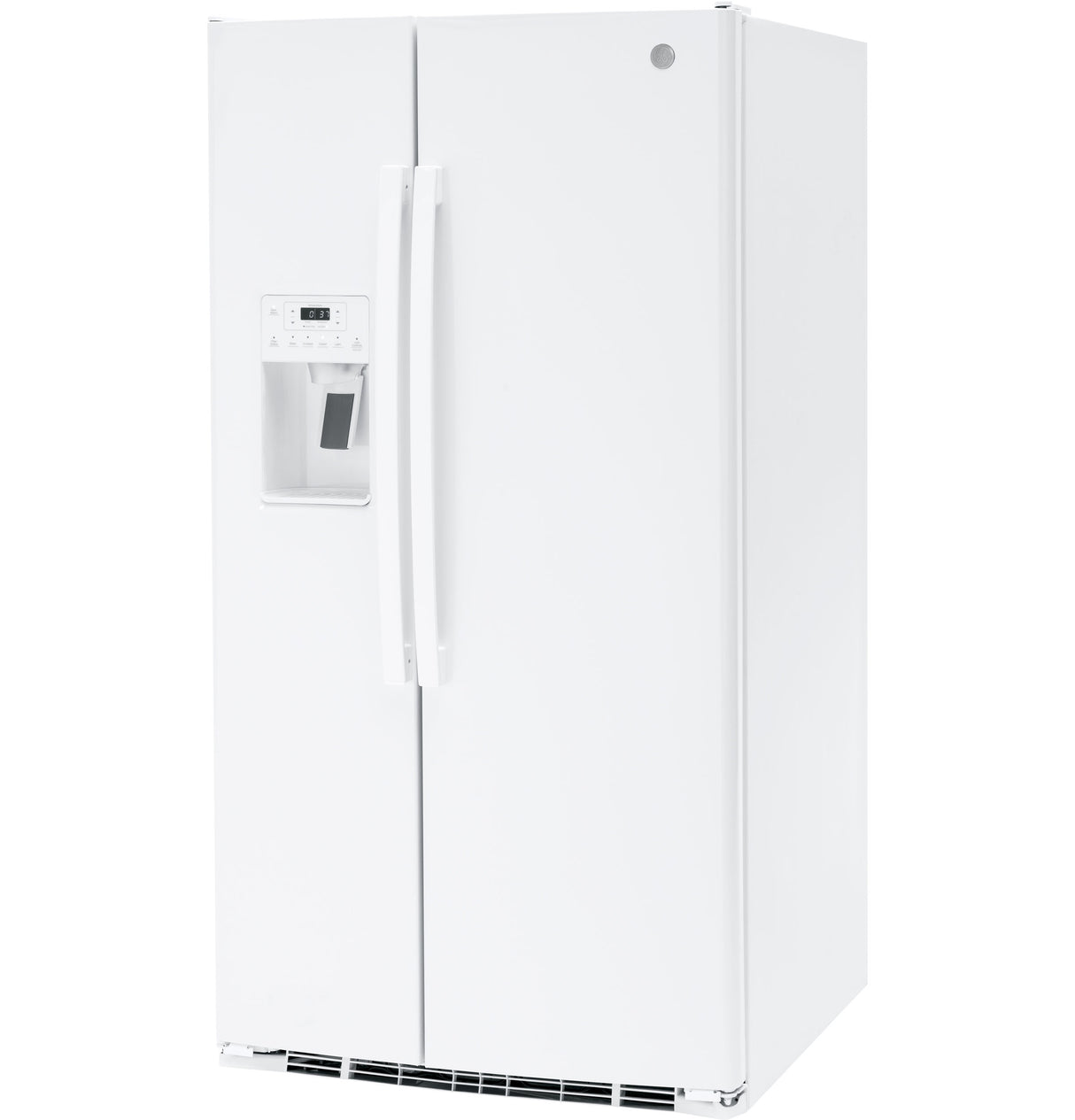 GE(R) 25.3 Cu. Ft. Side-By-Side Refrigerator - (GSS25GGPWW)