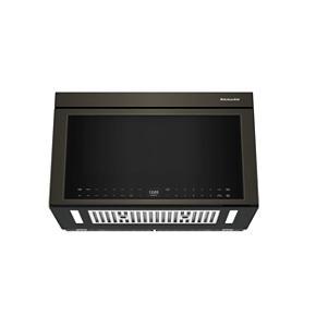 Multifunction Over-The-Range Microwave Oven With Flush Built-In Design - Black Stainless Finish