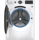 GE(R) ENERGY STAR 4.8 cu. ft. Capacity Smart Front Load (R) Washer with UltraFresh Vent System with OdorBlock(TM) and Sanitize w/Oxi - (GFW550SSNWW)